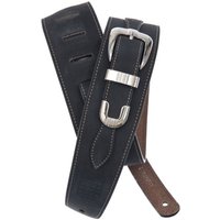 Read more about the article DAddario Belt Buckle Leather Guitar Strap Black