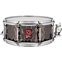 Premier Beatmaker 13” x 5.5” Hammered Brass Snare Drum Black Chrome