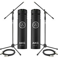 AKG C430 Condenser Overhead Microphone Pack with Stands and Cables