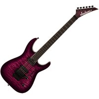 Jackson Pro Plus Series Dinky DKAQ Transparent Purple Burst