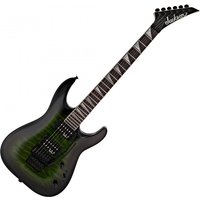 Jackson JS Series Dinky Arch Top JS32Q DKA Transparent Green Burst