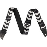 Jackson Strap with Double V Pattern Black and White