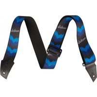 Jackson Strap with Double V Pattern Black and Blue