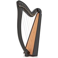 29 String Harp with Levers by Gear4music Black