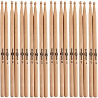 2B Wood Tip Maple Drumsticks Bundle 10 Pair Pack