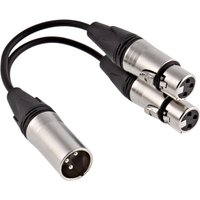 Read more about the article Essentials Dual XLR (F) to XLR (M) Splitter Cable 0.15m