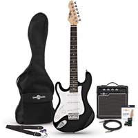 3/4 LA Left Handed Electric Guitar + Amp Pack Black