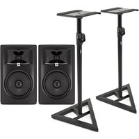 JBL 306P MKII with Stands Pair
