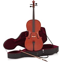 Student Plus 3/4 Size Cello with Case by Gear4music