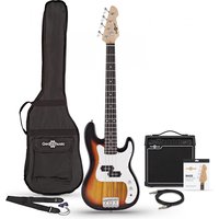 Read more about the article 3/4 LA Bass Guitar + 15W Amp Pack Sunburst