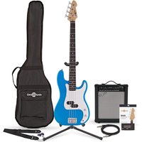 LA Bass Guitar + 35W Amp Pack Blue
