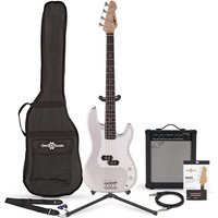 Read more about the article LA Bass Guitar + 35W Amp Pack Silver Flake