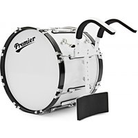 Read more about the article Premier Marching Parade 20” x 14” Bass Drum and Carrier White