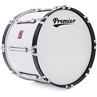 Premier Marching Parade 20” x 14” Bass Drum White