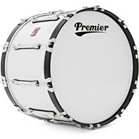 Premier Marching Parade 22 x 14 Bass Drum White