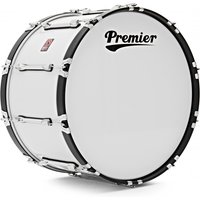 Premier Marching Parade 24” x 14” Bass Drum White