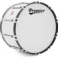 Premier Marching Parade 26 x 14 Bass Drum White