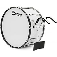 Read more about the article Premier Marching Parade 28″ x 14″ Bass Drum and Carrier White