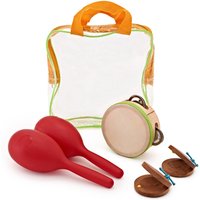 Shake and Jingle 3 Piece Kids Percussion Set by Gear4music