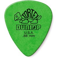 Dunlop 0.88mm Tortex Standard Pick Green Players Pack of 12