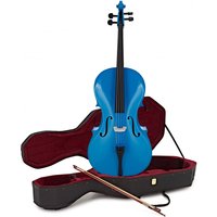 Student Full Size Cello with Case by Gear4music Blue