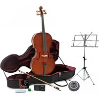 Student Plus Full Size Size Cello with Case + Beginner Pack