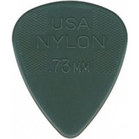 Dunlop 0.73mm Nylon Standard Pick Grey Players Pack of 12