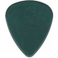 Dunlop 0.88mm Nylon Standard Pick Dark Grey Players Pack of 12