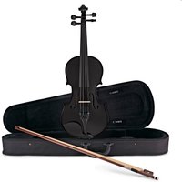 Student Full Size Violin Black by Gear4music