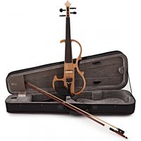 Electric Violin by Gear4music Natural