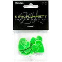 Dunlop Kirk Hammett Custom Jazz III Picks Pack of 6