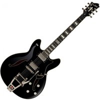 Hagstrom Tremar Viking Deluxe Black