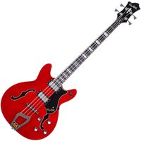 Hagstrom Viking Short Scale Bass Wild Transparent Cherry - Ex Demo