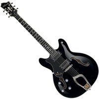 Hagstrom Viking Left Handed Black Gloss