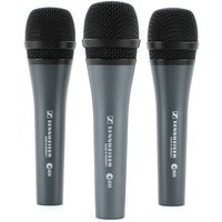 Sennheiser e835 Cardioid Vocal Microphone 3 Pack