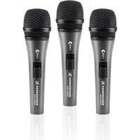 Sennheiser e835s Cardioid Vocal Microphone 3 Pack