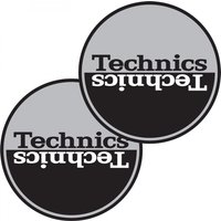 Technics Slipmat Moon 1 Silver/Black Mirror