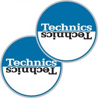 Technics Slipmat Moon 2 Blue/White Mirror