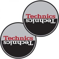 Technics Slipmat Moon 3 Silver & Red/ Black Mirror