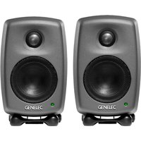 Genelec 8010A Studio Monitors Dark Grey Pair