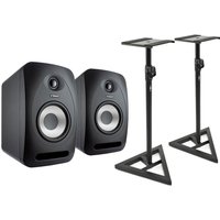 Tannoy Reveal 502 Studio Monitors with Stands