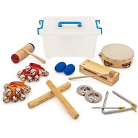 Shake and Jingle 9 Piece Kids Percussion Set by Gear4music