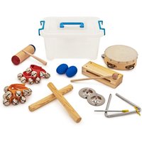 Read more about the article Shake and Jingle 9 Piece Kids Percussion Set by Gear4music