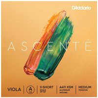 DAddario Ascenté Viola A String Extra-Short Scale Medium