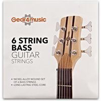 6 String Bass Guitar String Set by Gear4music