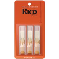 Rico by DAddario Soprano Saxophone Reeds 3 (3 Pack)
