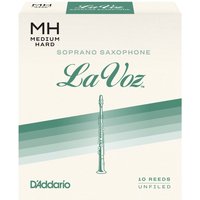 DAddario La Voz Soprano Saxophone Reeds Medium-Hard (10 Pack)