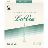 DAddario La Voz Soprano Saxophone Reeds Soft (10 Pack)