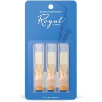 Royal by DAddario Alto Saxophone Reeds 1.5 (3 Pack)