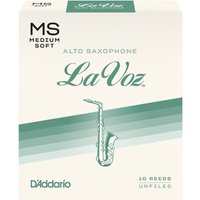 DAddario La Voz Alto Saxophone Reeds Medium-Soft (10 Pack)